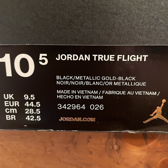 JORDAN TRUE FLIGH, SIZE 10.5, BRAND NEW WITH BOX - Picture 7 of 7